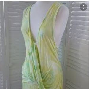 YOUNG FABULOUS & BROKE ELIZE TIE DYE ASYM.DRESS